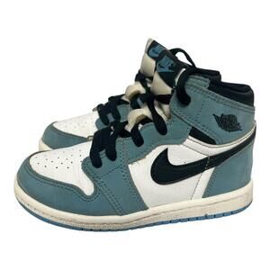 Air Jordan 1 Retro High OG TD University Blue Toddler Size 9C AQ2665-134